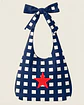 Lola bag | Quadrados | Azul escuro - Thumbnail 1