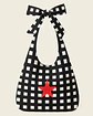 Lola bag | Quadrados | Preto e branco - Thumbnail 1
