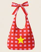 Lola bag | Quadrados | Vermelho e rosa - Thumbnail 2