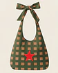 Lola bag | Quadrados | Verde e castanho - Thumbnail 1