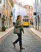 Lola bag | Quadrados | Verde e creme - Thumbnail 1