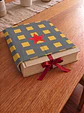 Bolsa livros e e-book | Quadrados | Cinza amarelo - thumbnail 2