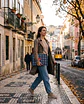 Bolsa portátil | Quadrados | Azul escuro - Thumbnail 1