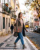 Bolsa portátil | Quadrados | Chocolate - thumbnail 1