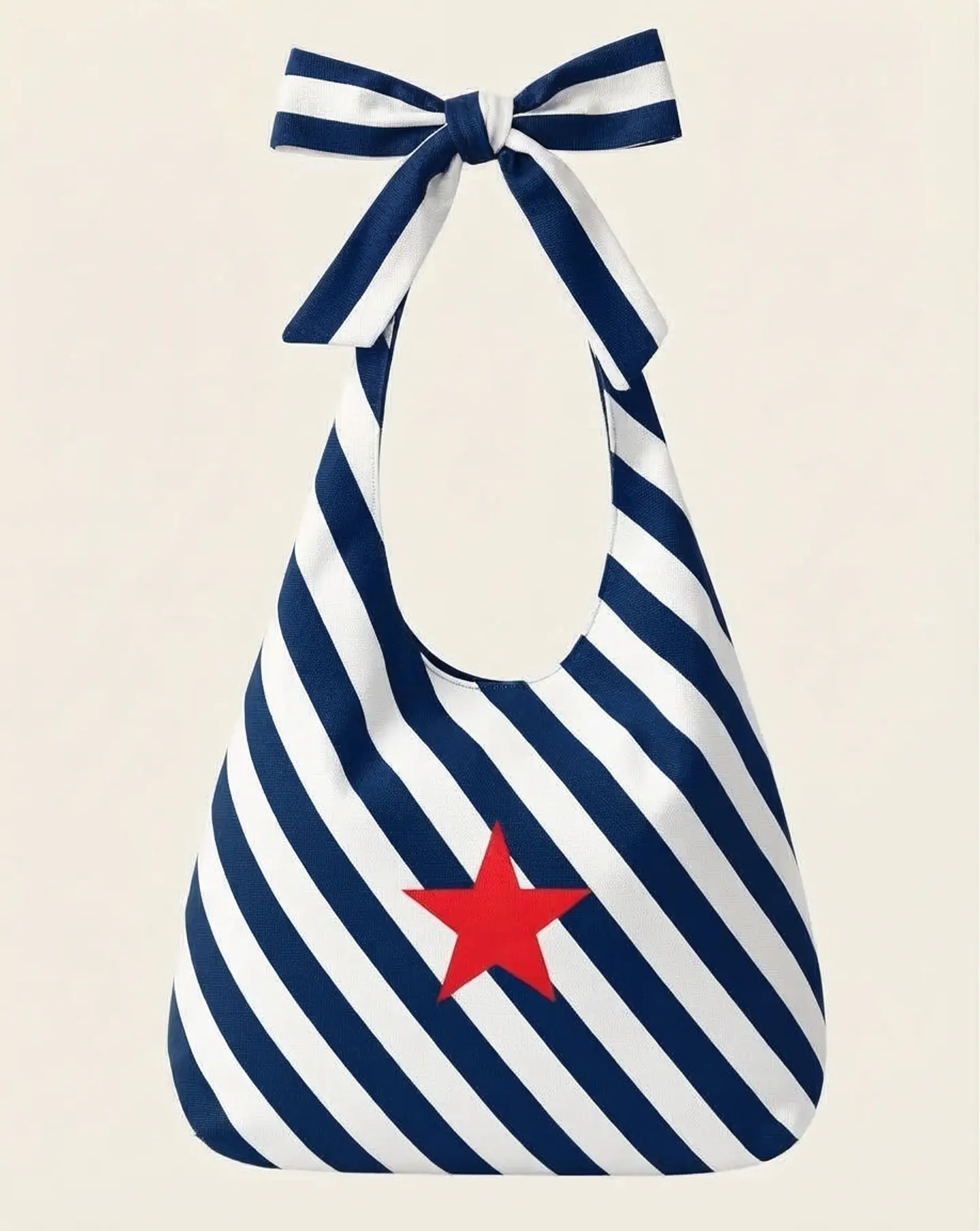 Lola bag | Riscas | Diagonal | Azul escuro 2