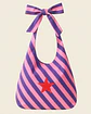 Lola bag | Riscas | Diagonal | Lilás - Thumbnail 2