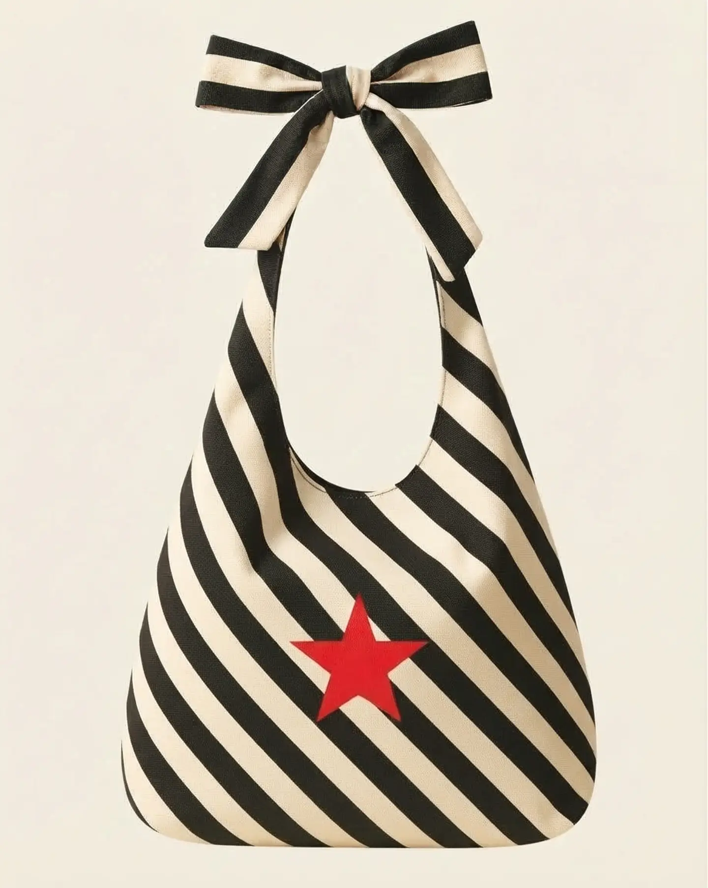 Lola bag | Riscas | Diagonal | Preto 1