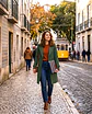 Bolsa portátil | Riscas | Horizontais | Azul castanho - Thumbnail 2