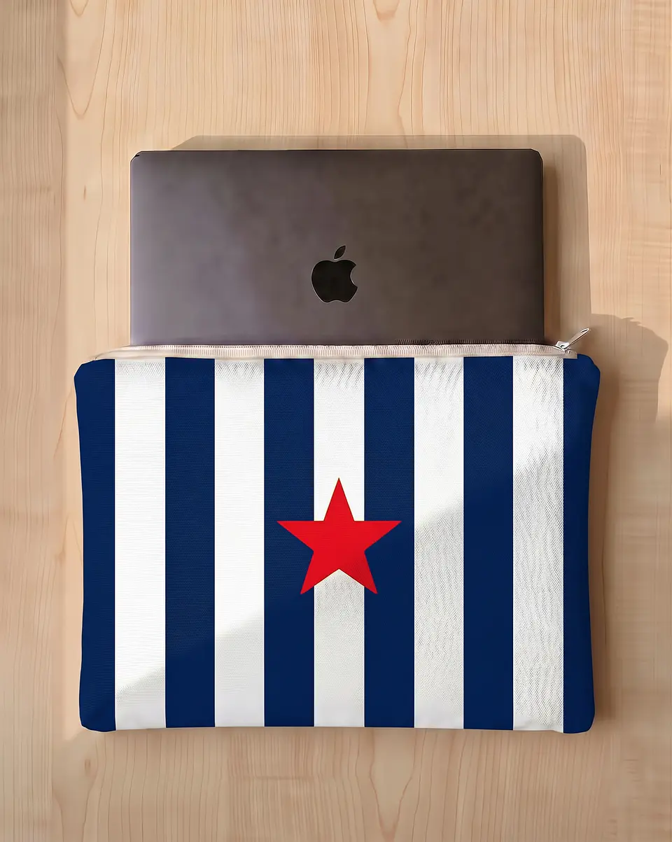 Bolsa portátil | Riscas | Horizontais | Azul escuro 2