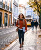 Bolsa portátil | Riscas | Horizontais | Azul escuro - thumbnail 1