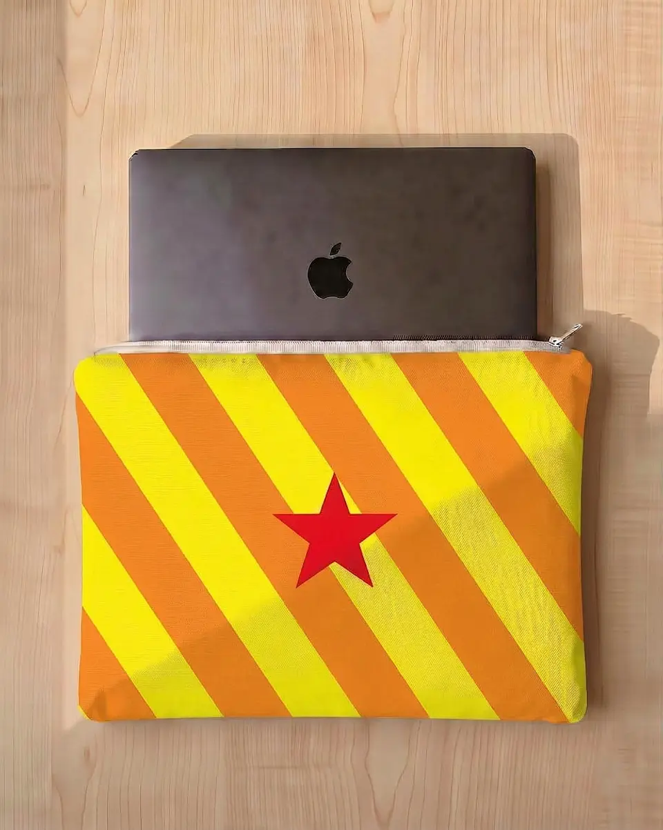 Bolsa portátil | Riscas | Horizontais | Laranja amarelo 2