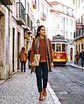 Bolsa portátil | Riscas | Horizontais | Verde e castanho - Thumbnail 2