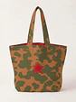 Cleo shopper | Animal print | Moo | Verde e castanho - Thumbnail 2