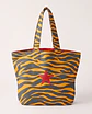 Cleo shopper | Animal print | Zazu | Cinza e amarelo - thumbnail 1