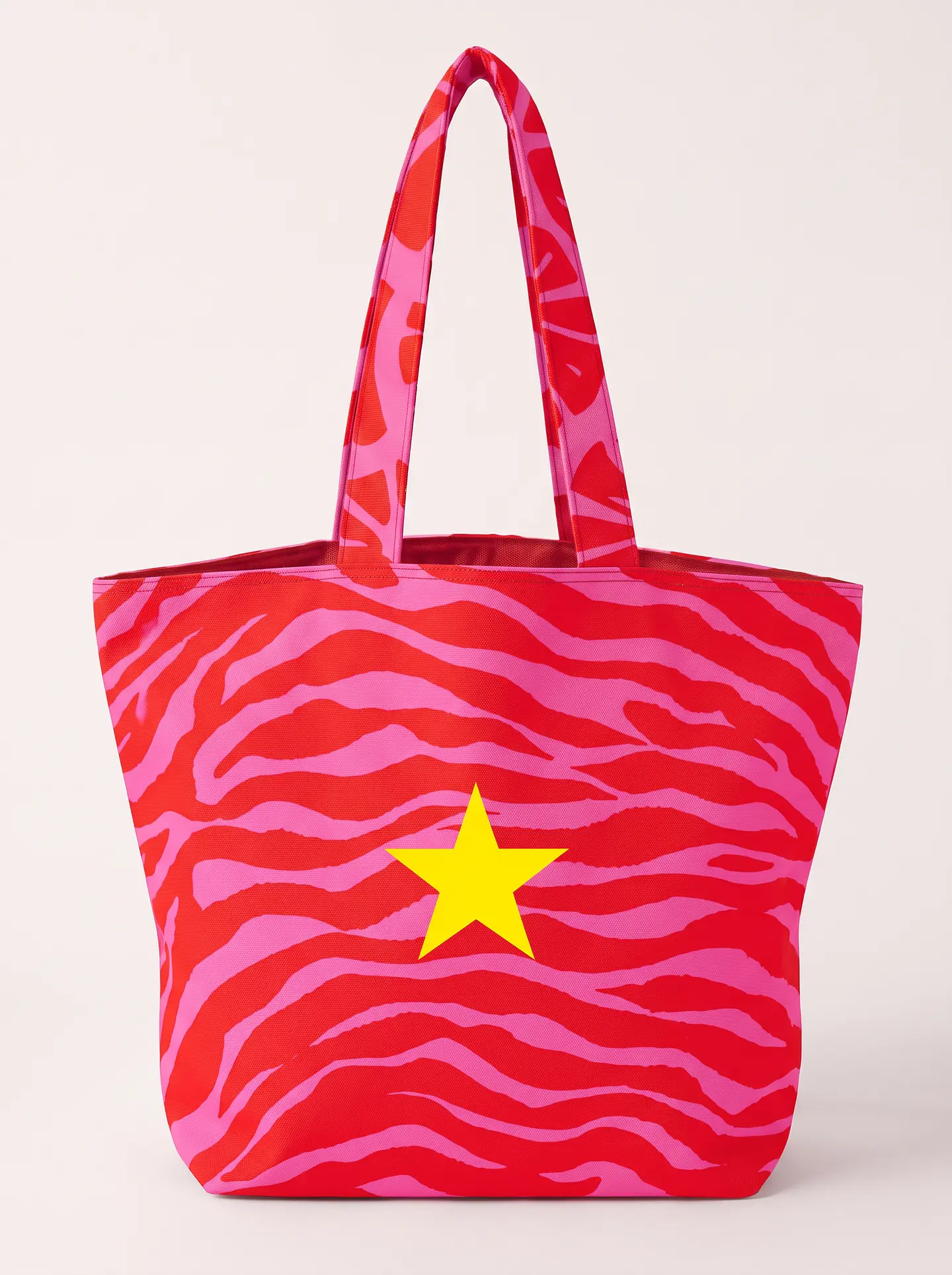 Cleo shopper | Animal print | Zazu | Vermelho e rosa 2