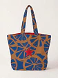 Cleo shopper | Frutas | Laranja | Azul e castanho - Thumbnail 2