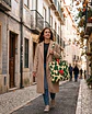 Cleo shopper | Animal print | Moo | Verde e creme - Thumbnail 2