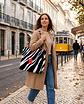 Sasha shopper | Animal print | Savana | Preto e branco - thumbnail 2