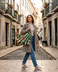 Sasha shopper | Animal print | Savana | Verde e creme - thumbnail 2