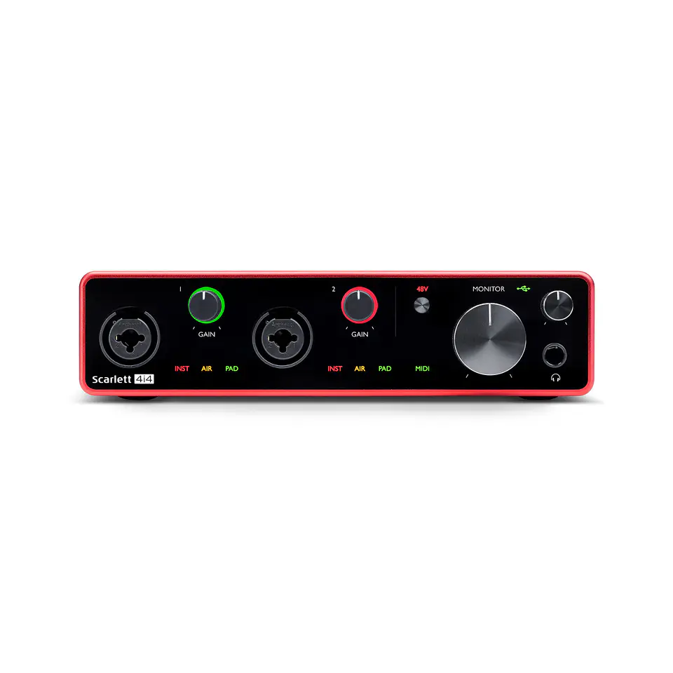 Interfaz Focusrite Scarlett 4i4 3rd Gen 4
