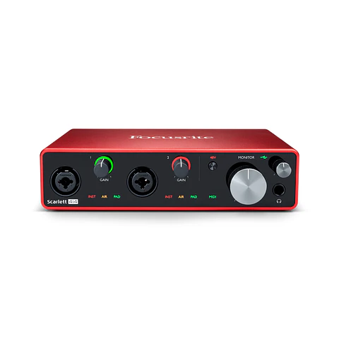 Interfaz Focusrite Scarlett 4i4 3rd Gen