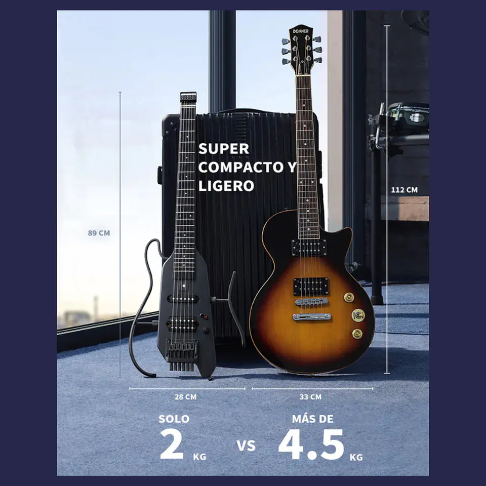 Guitarra Eléctrica Donner HUSH™ X 10
