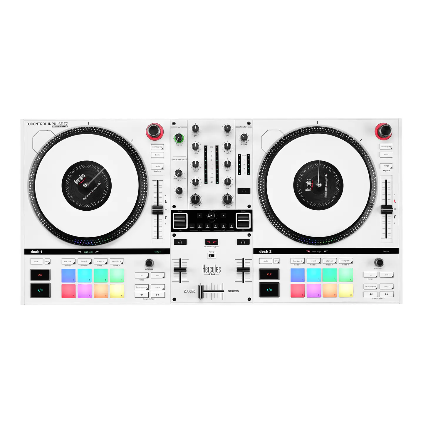 Controlador Hercules DJControl Inpulse T7 White 1