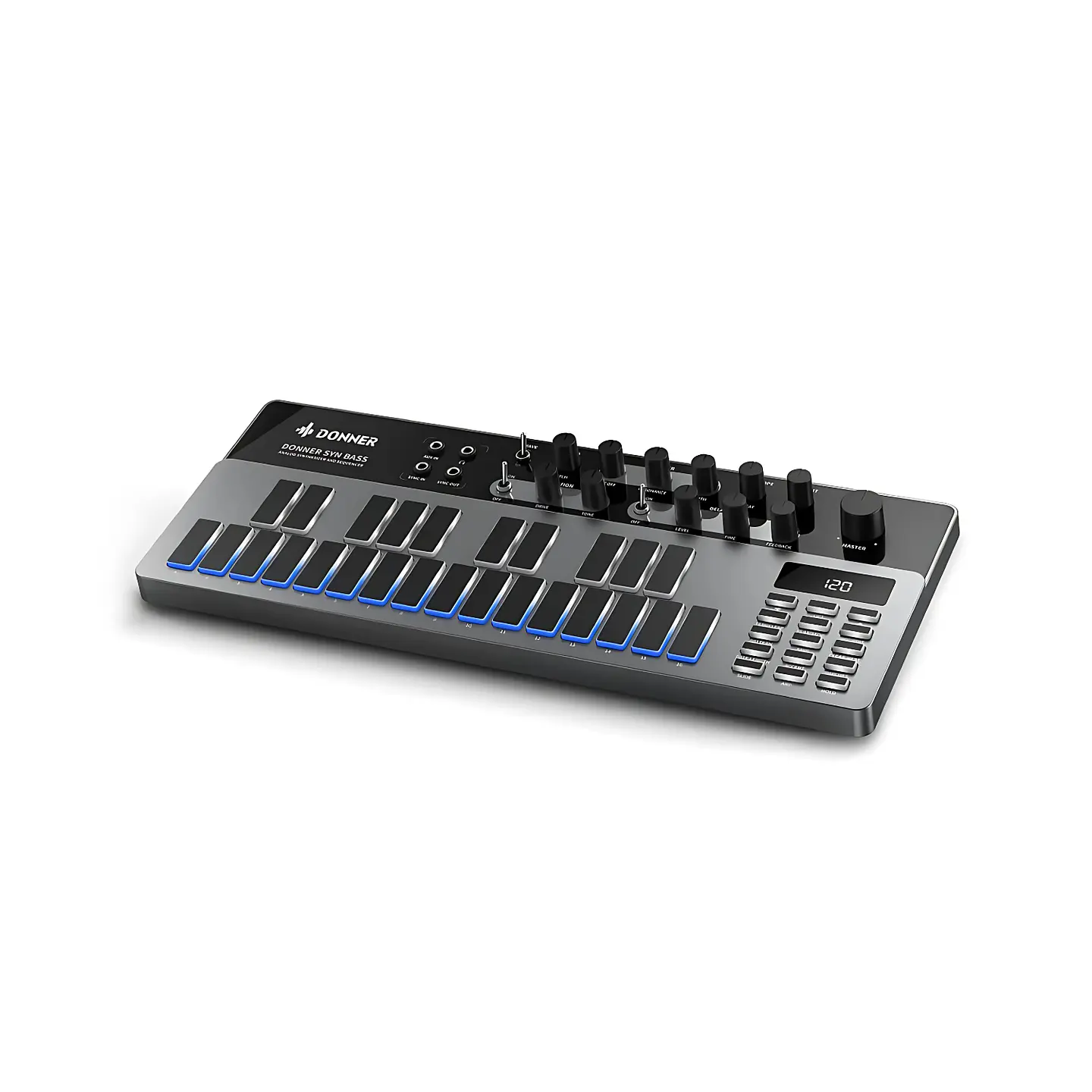 Sintetizador de Bajo Analógico Donner ESSENTIAL B1 2