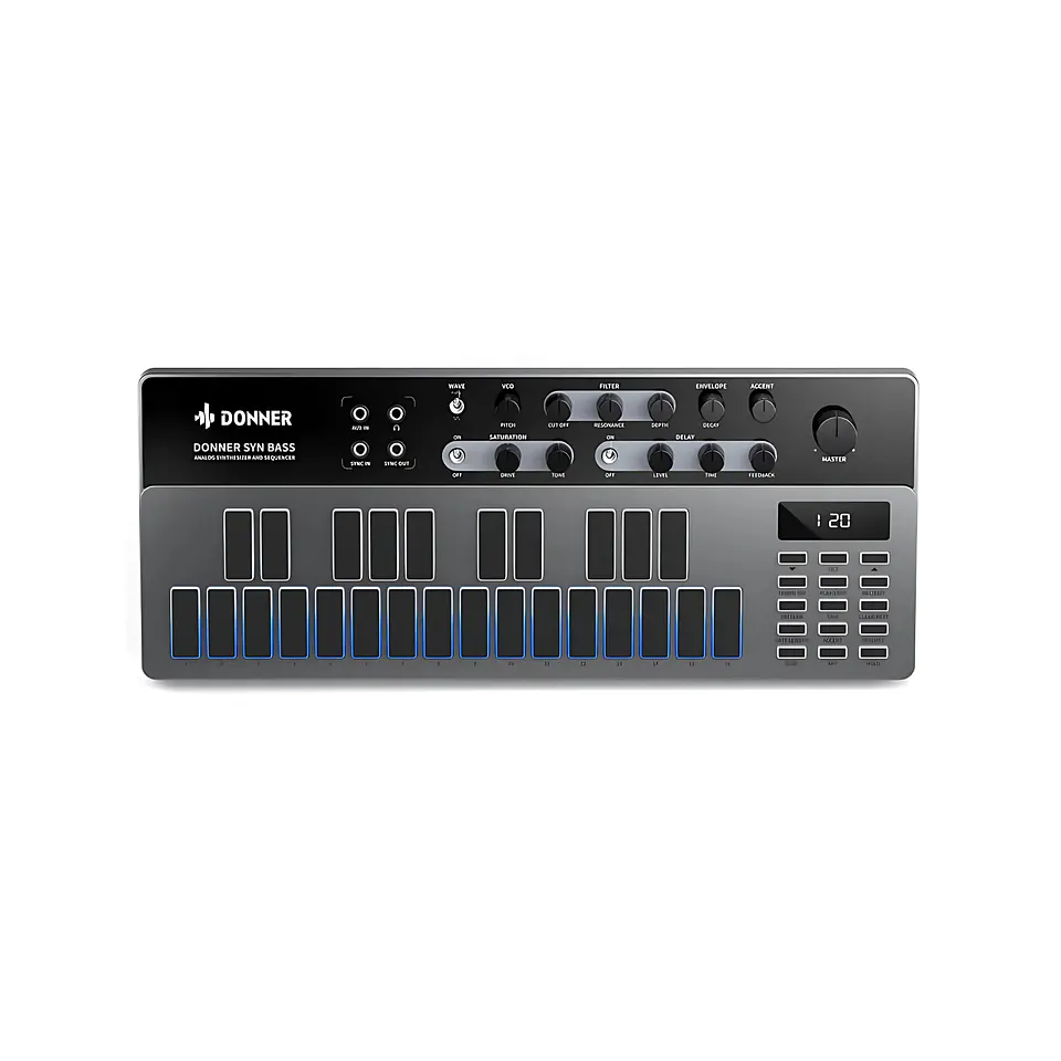 Sintetizador de Bajo Analógico Donner ESSENTIAL B1 1