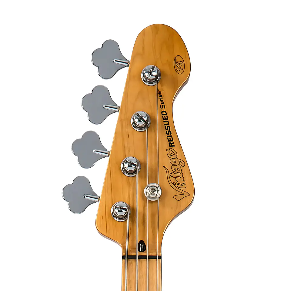 Bajo Eléctrico Vintage V4 Silverburst 5