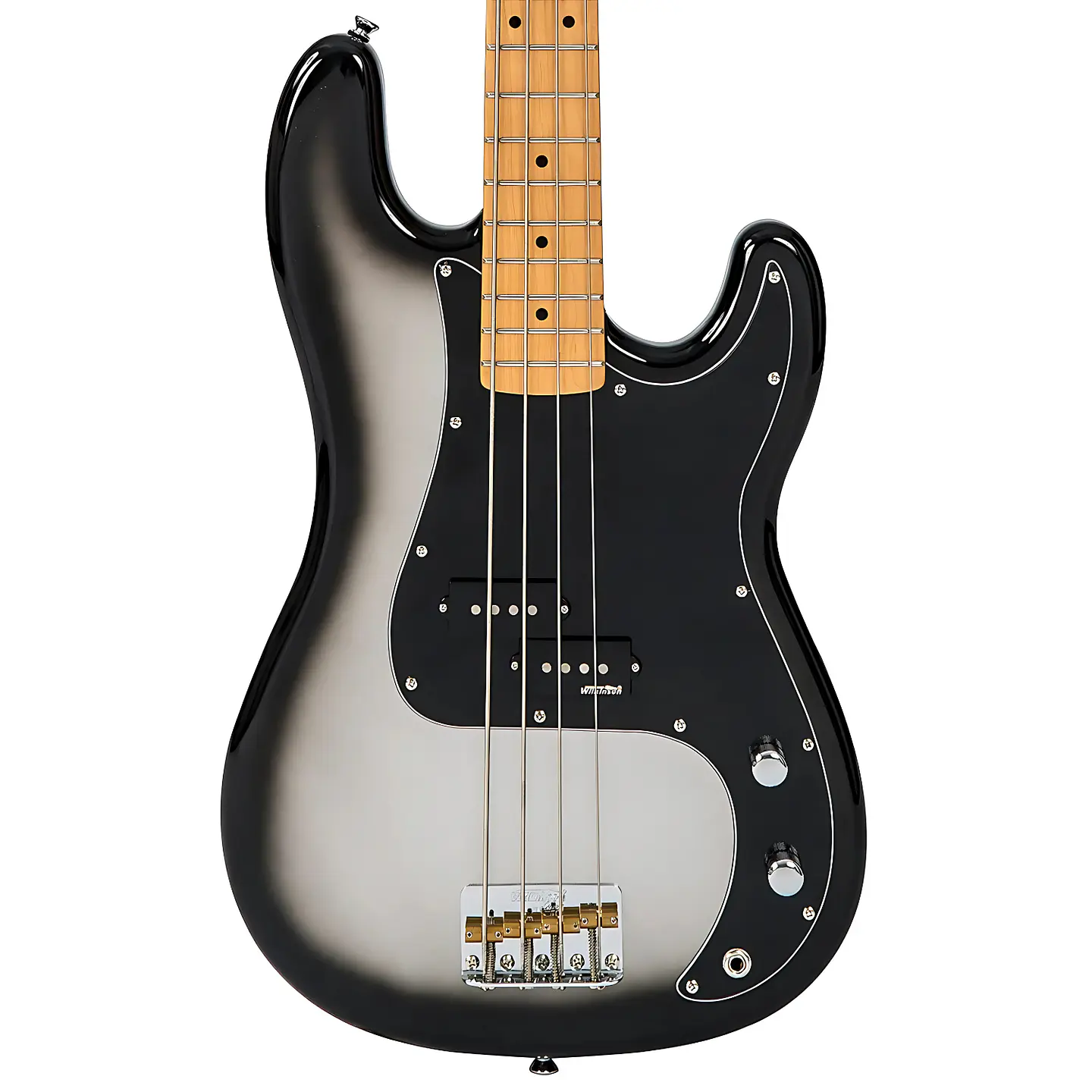 Bajo Eléctrico Vintage V4 Silverburst 3