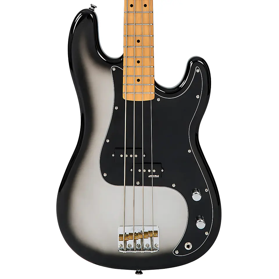 Bajo Eléctrico Vintage V4 Silverburst 3