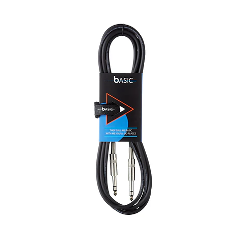 Cable de Instrumento TRS-TRS 3 m Bespeco BS300S