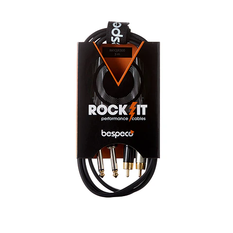 Cable RCA-RCA/ TRS-TRS 3m Bespeco RKY2J300