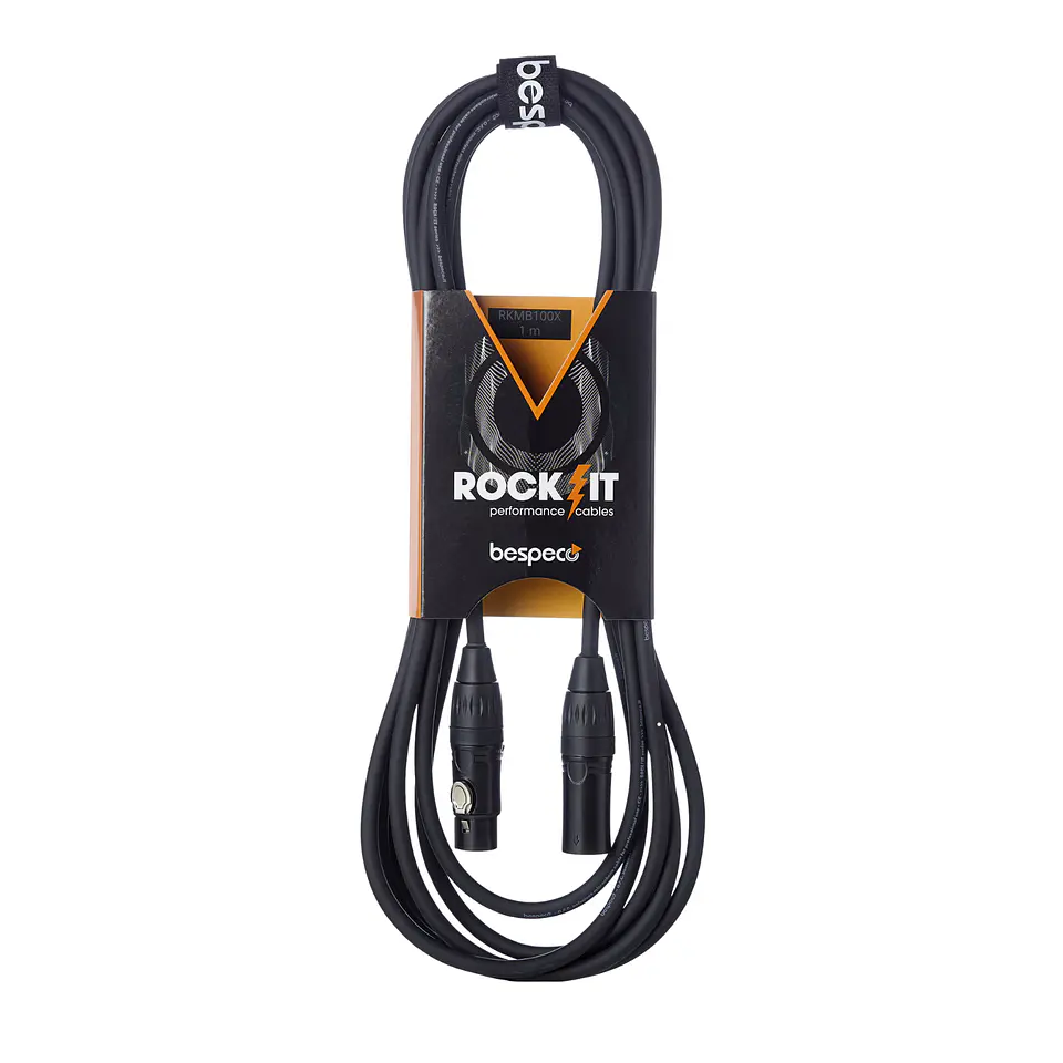 Cable de Micrófono XLR-XLR 1 m Bespeco RKMB100X 1