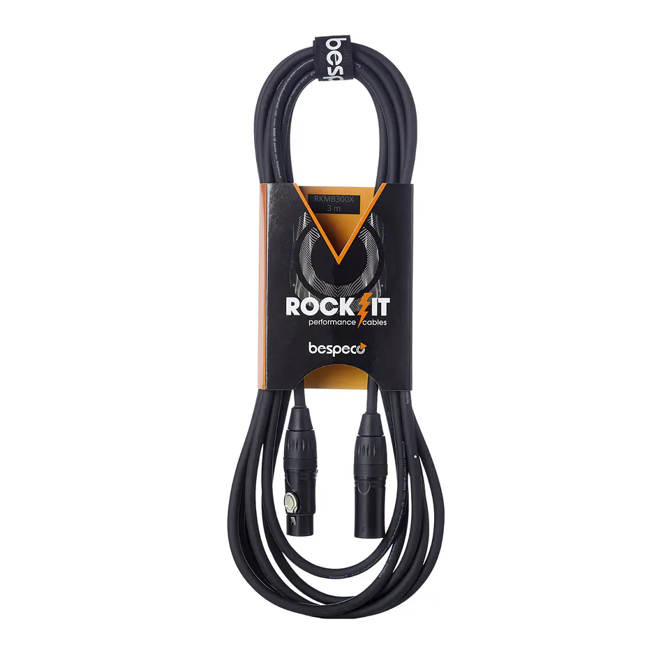 Cable de Micrófono XLR-XLR 3 m Bespeco RKMB300X 1