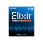 Cuerdas Elixir para Guitarra Eléctrica con Recubrimiento NANOWEB® – Light (.010–.046) - Miniatura 1
