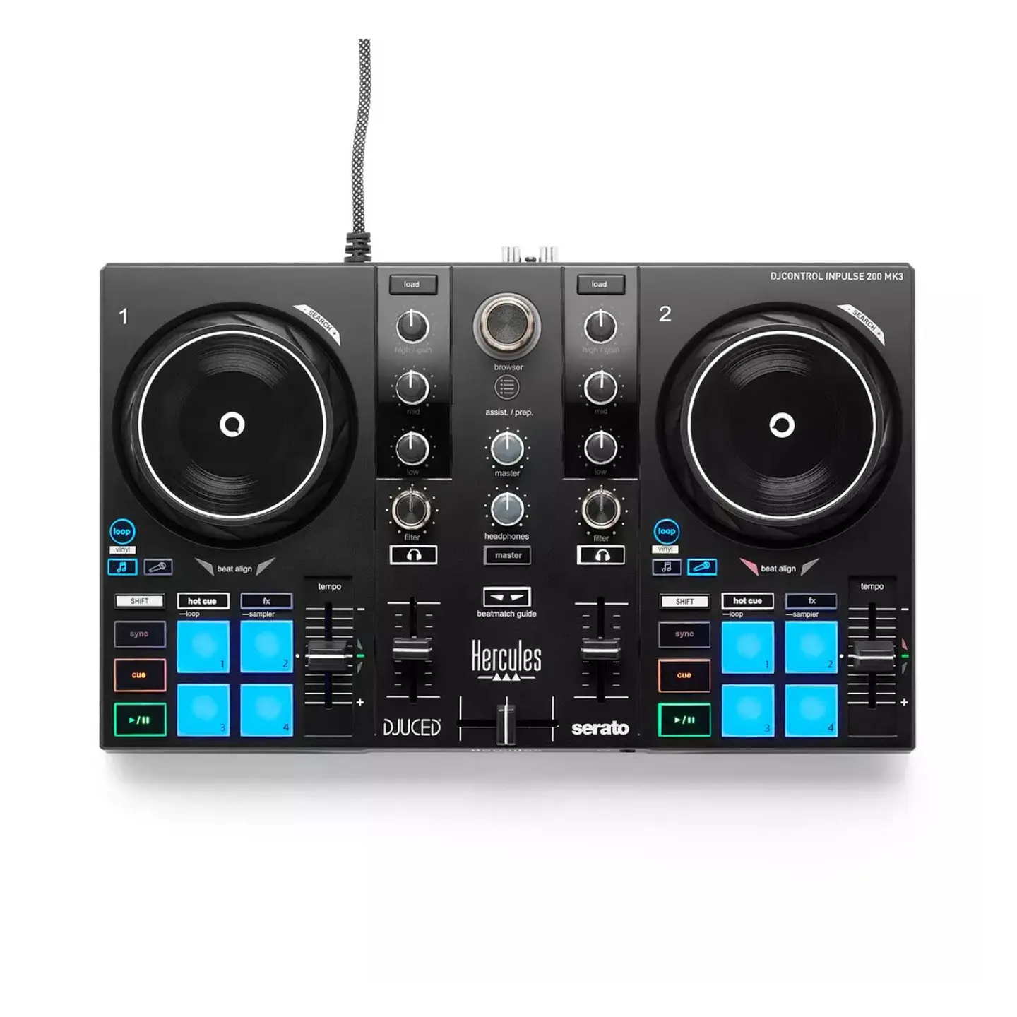 Controlador Hercules DJControl Inpulse 200 MK3 1