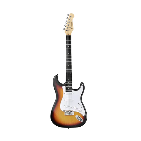 Set de Guitarra Eléctrica Donner DST-80 ST Sunburst