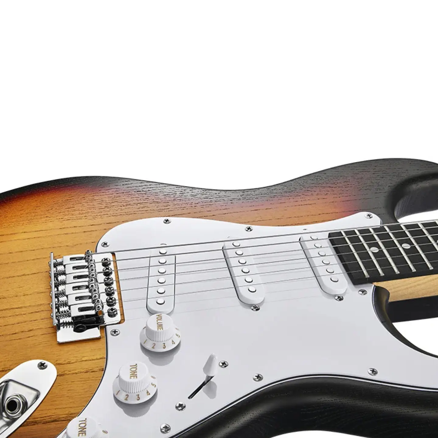 Set de Guitarra Eléctrica Donner DST-80 ST Sunburst 4