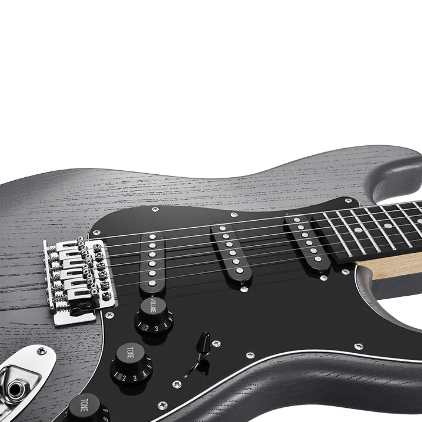 Set de Guitarra Eléctrica Donner DST-80 ST Matton Black 4