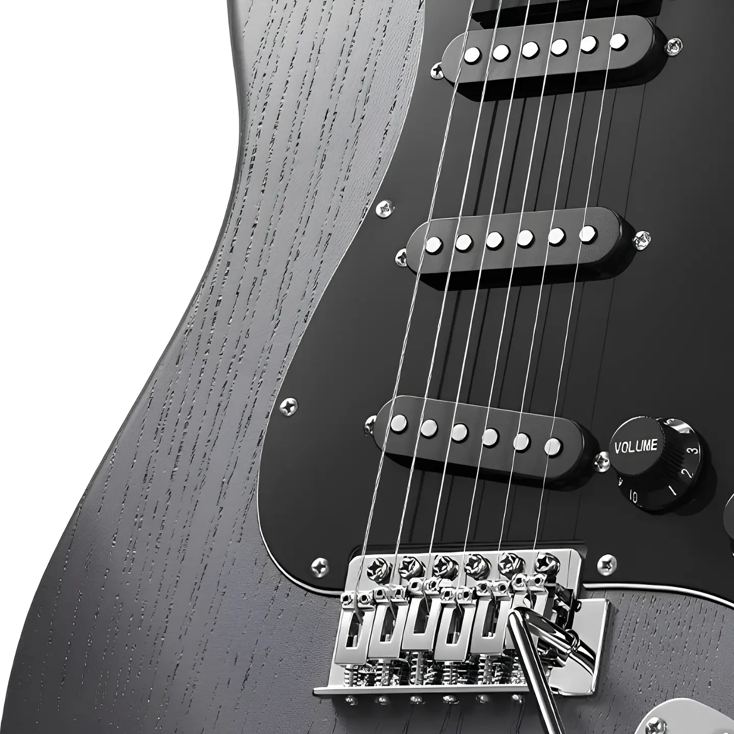 Set de Guitarra Eléctrica Donner DST-80 ST Matton Black 3