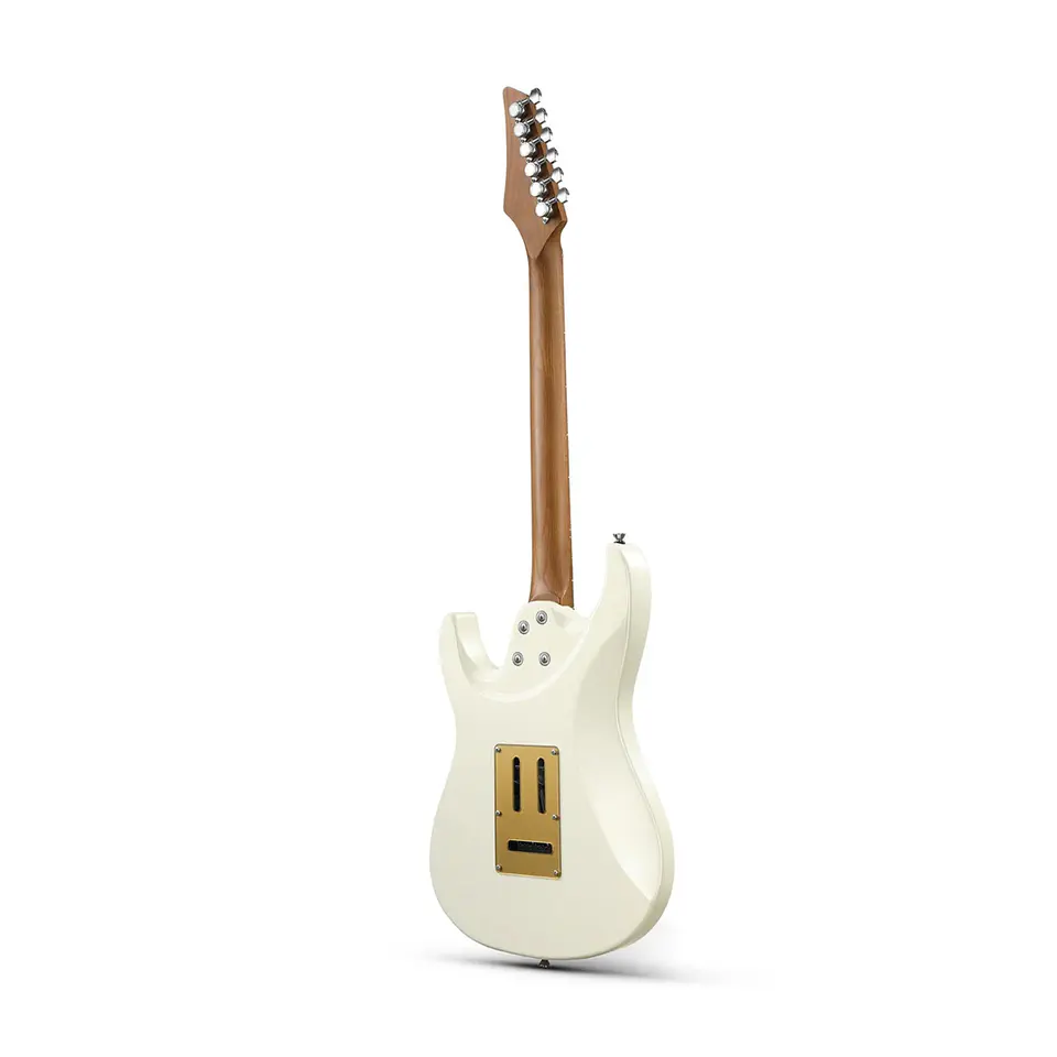 Guitarra Eléctrica Donner DST-550 Gold White 4