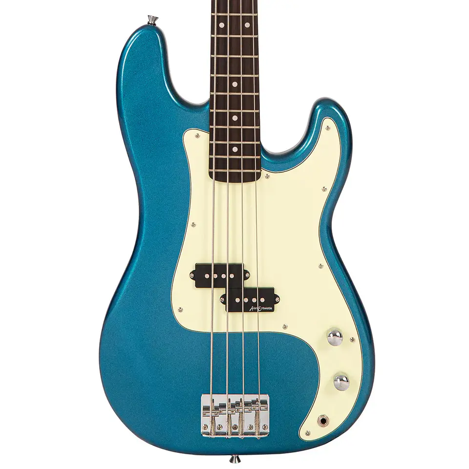 Bajo eléctrico Vintage V40 Coaster Series Candy Apple Blue 5