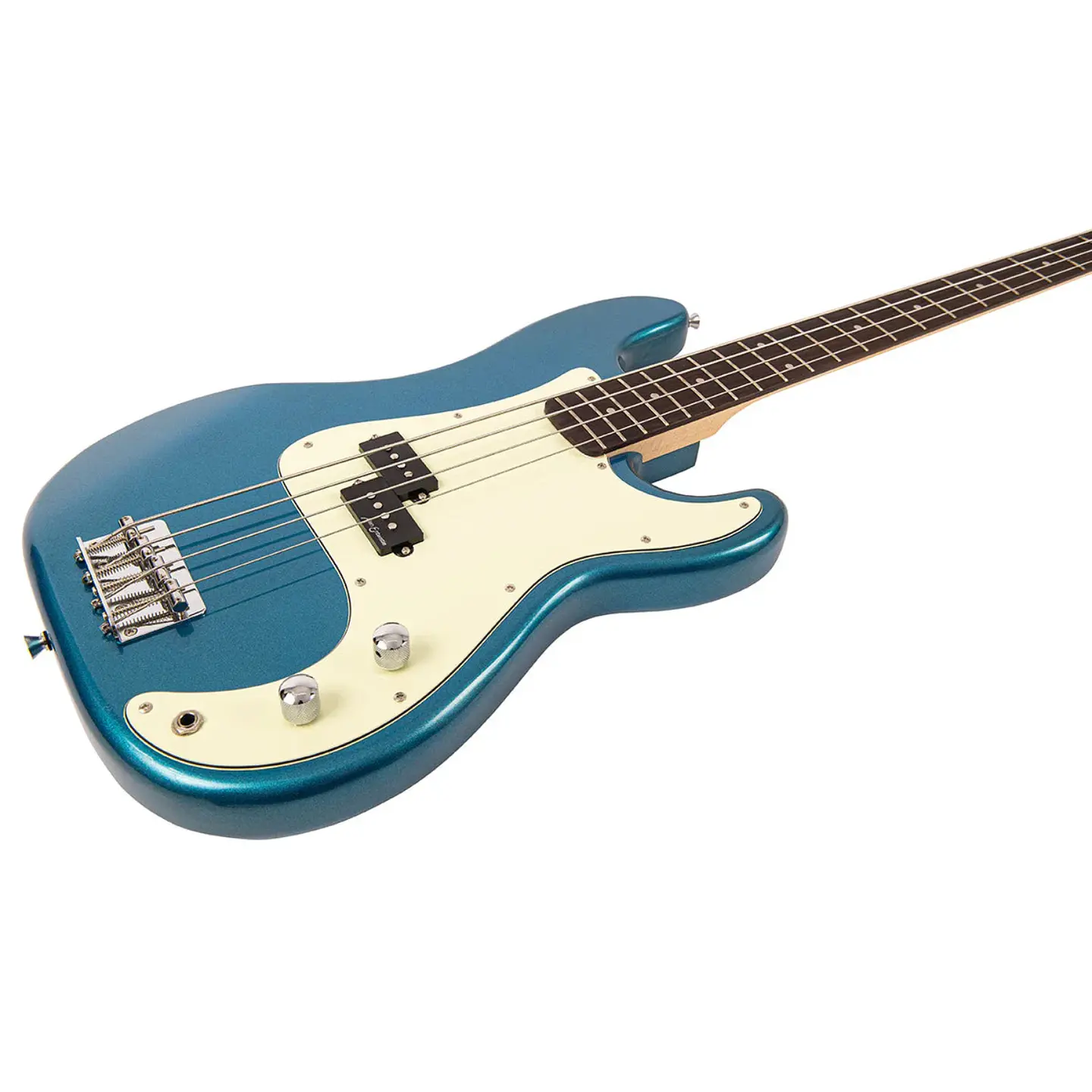 Bajo eléctrico Vintage V40 Coaster Series Candy Apple Blue 4