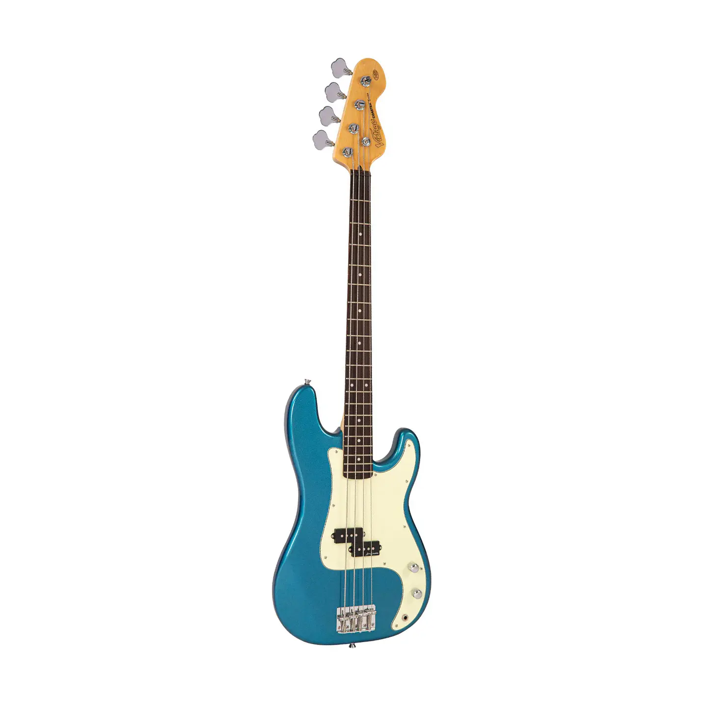 Bajo eléctrico Vintage V40 Coaster Series Candy Apple Blue 2