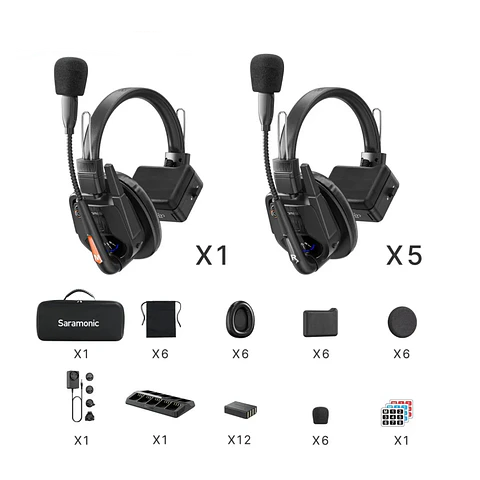 Sistema de intercomunicación inalámbrico Saramonic WiTalk9 WT6S