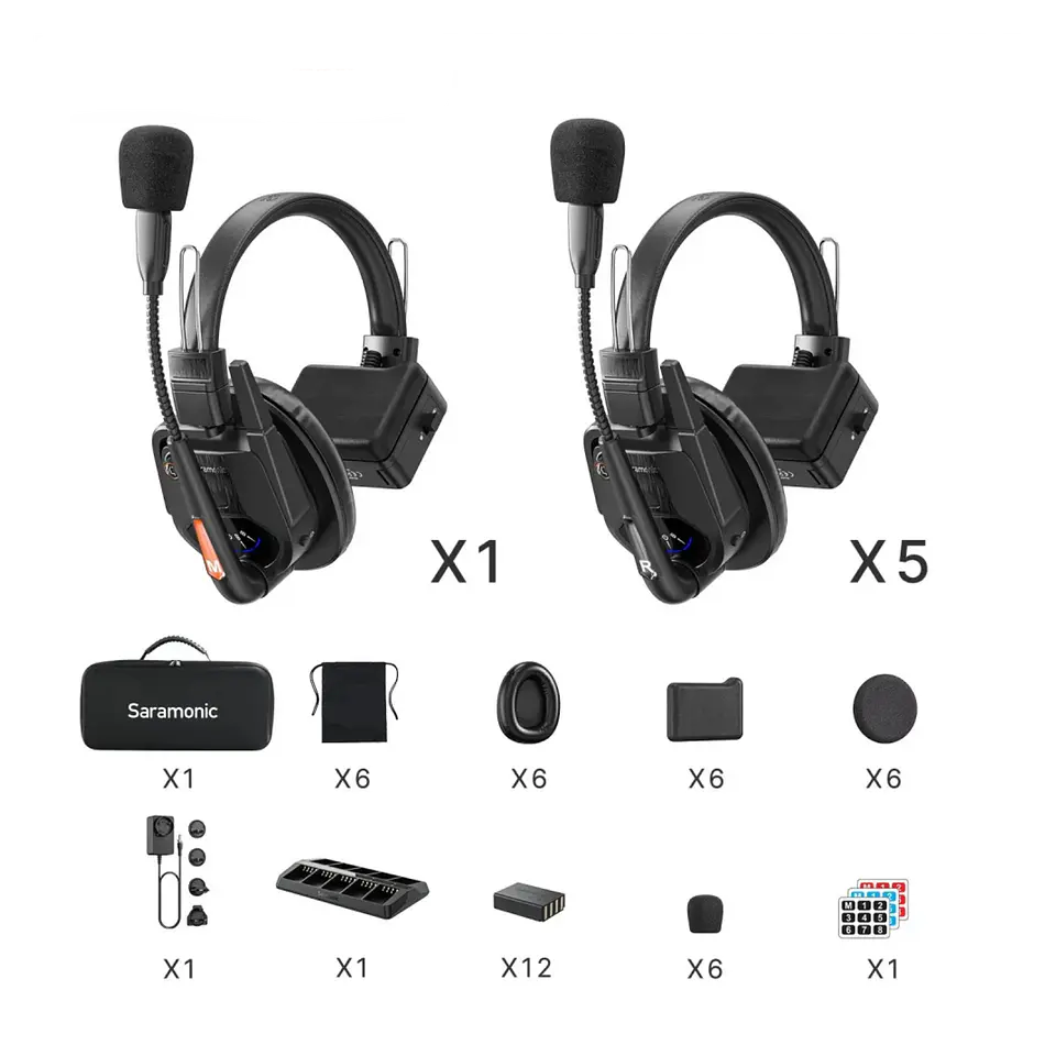 Sistema de intercomunicación inalámbrico Saramonic WiTalk9 WT6S 1