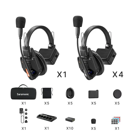 Sistema de intercomunicación inalámbrico Saramonic WiTalk9 WT5S