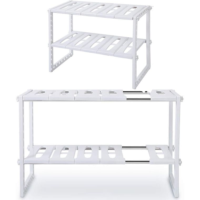 Organizador Doble Con Estante Adaptable 1